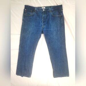 Levi's Original 501 Men's Blue Button Fly Straight Leg Button Fly Jeans 40X30